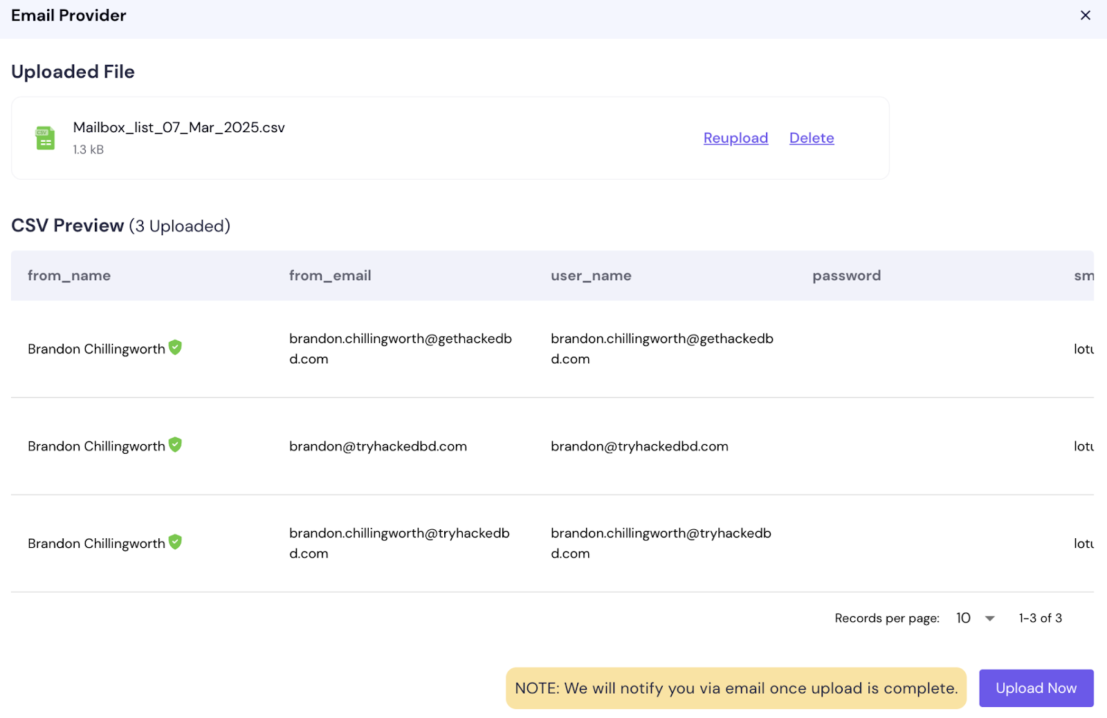 Smartlead email acounts connected.